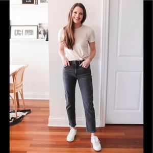 Everlane the cheeky jean gray size 28 crop